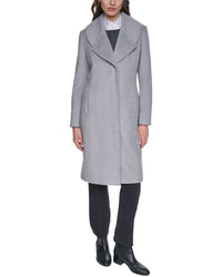 Cole Haan Cole Haan Large Collar Wool-Blend Coat