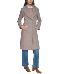 Cole Haan Cole Haan Large Collar Wool-Blend Coat