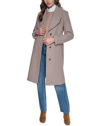 Cole Haan Cole Haan Large Collar Wool-Blend Coat