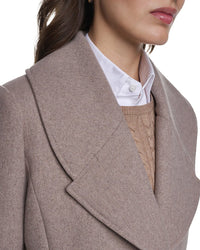 Cole Haan Cole Haan Large Collar Wool-Blend Coat