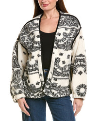 Vintage Havana Printed Sherpa Jacket