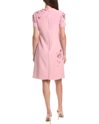 Teri Jon by Rickie Freeman Teri Jon By Rickie Freeman Crepe 3D A-Line Dress