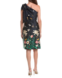 Teri Jon by Rickie Freeman Teri Jon By Rickie Freeman Mikado Floral Butterfly One-Shoulder Cocktail Dress
