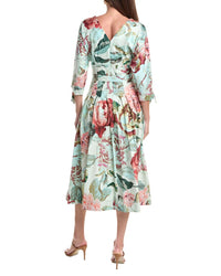 Teri Jon by Rickie Freeman Teri Jon By Rickie Freeman Empire Waist 3/4-Sleeve Full Skirt Dress