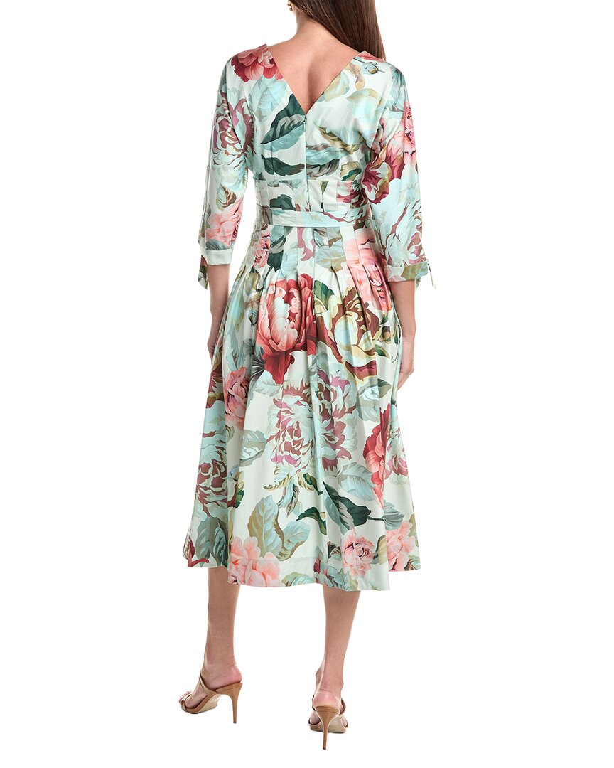 Teri Jon by Rickie Freeman Teri Jon By Rickie Freeman Empire Waist 3/4-Sleeve Full Skirt Dress