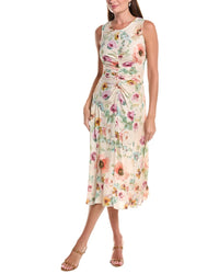 Teri Jon by Rickie Freeman Teri Jon By Rickie Freeman Chiffon Print Ruched Front Dress