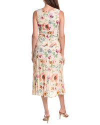 Teri Jon by Rickie Freeman Teri Jon By Rickie Freeman Chiffon Print Ruched Front Dress
