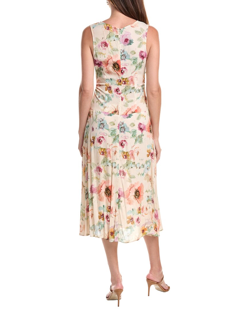 Teri Jon by Rickie Freeman Teri Jon By Rickie Freeman Chiffon Print Ruched Front Dress