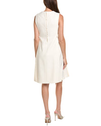 Teri Jon by Rickie Freeman Teri Jon By Rickie Freeman Crepe Digital Flower Print Apron Dress