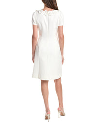 Teri Jon by Rickie Freeman Teri Jon By Rickie Freeman Crepe 3D Mini Dress