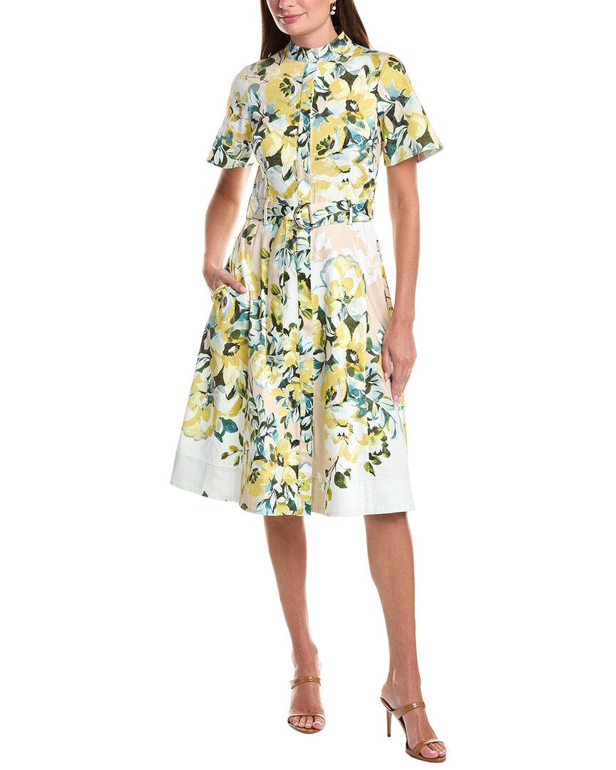 Teri Jon by Rickie Freeman Teri Jon By Rickie Freeman Belted Shirtdress