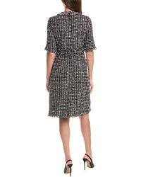 Teri Jon by Rickie Freeman Teri Jon By Rickie Freeman Tweed Jewel Collar Shift Dress