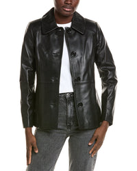 Neiman Marcus Classic Leather Jacket