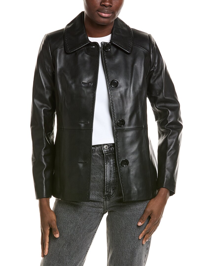 Neiman Marcus Classic Leather Jacket