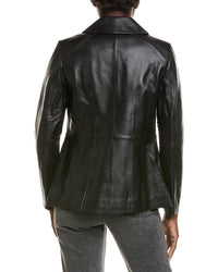 Neiman Marcus Classic Leather Jacket
