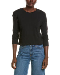 AMO DENIM Amo Babe Linen-Blend T-Shirt