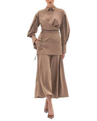 Bgl 2Pc Blouse & Skirt Set