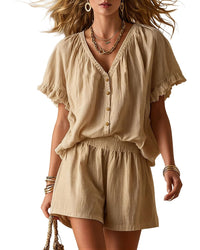 VINCENT Vincent 2Pc T-Shirt & Short Set