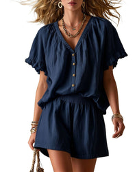 VINCENT Vincent 2Pc T-Shirt & Short Set