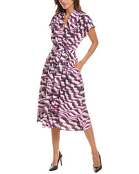 Dkny Faux Wrap Midi Dress