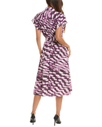 Dkny Faux Wrap Midi Dress