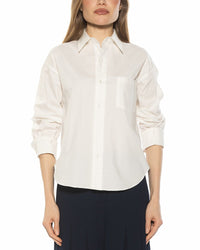 Alexia Admor Alexia Admor Tammi Linen-Blend Shirt