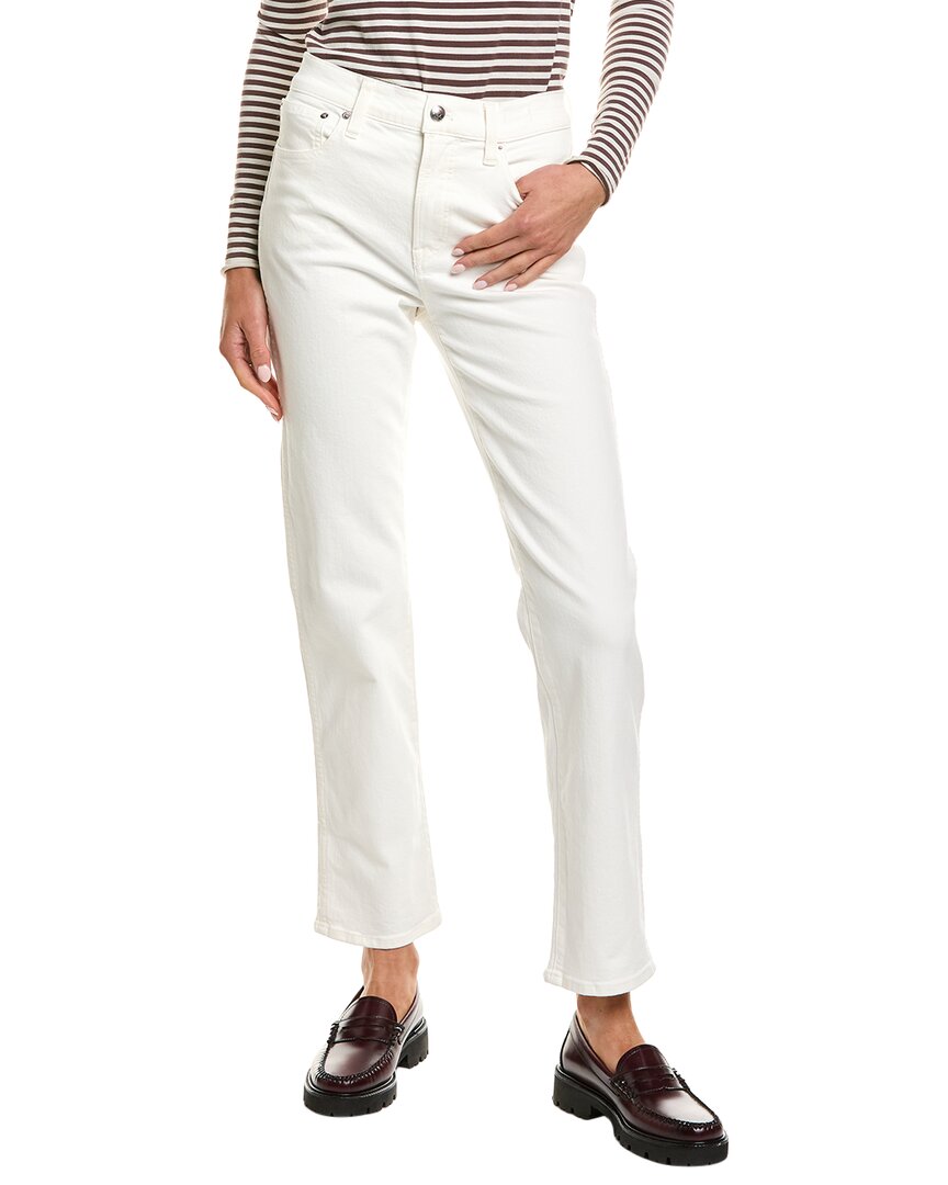 Madewell Madewell Longline Straight Tile White Jean