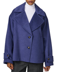 Bernardo Medium Wool-Blend Coat