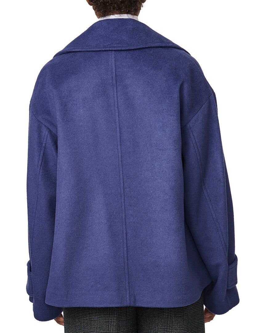 Bernardo Medium Wool-Blend Coat