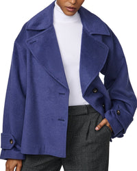 Bernardo Medium Wool-Blend Coat