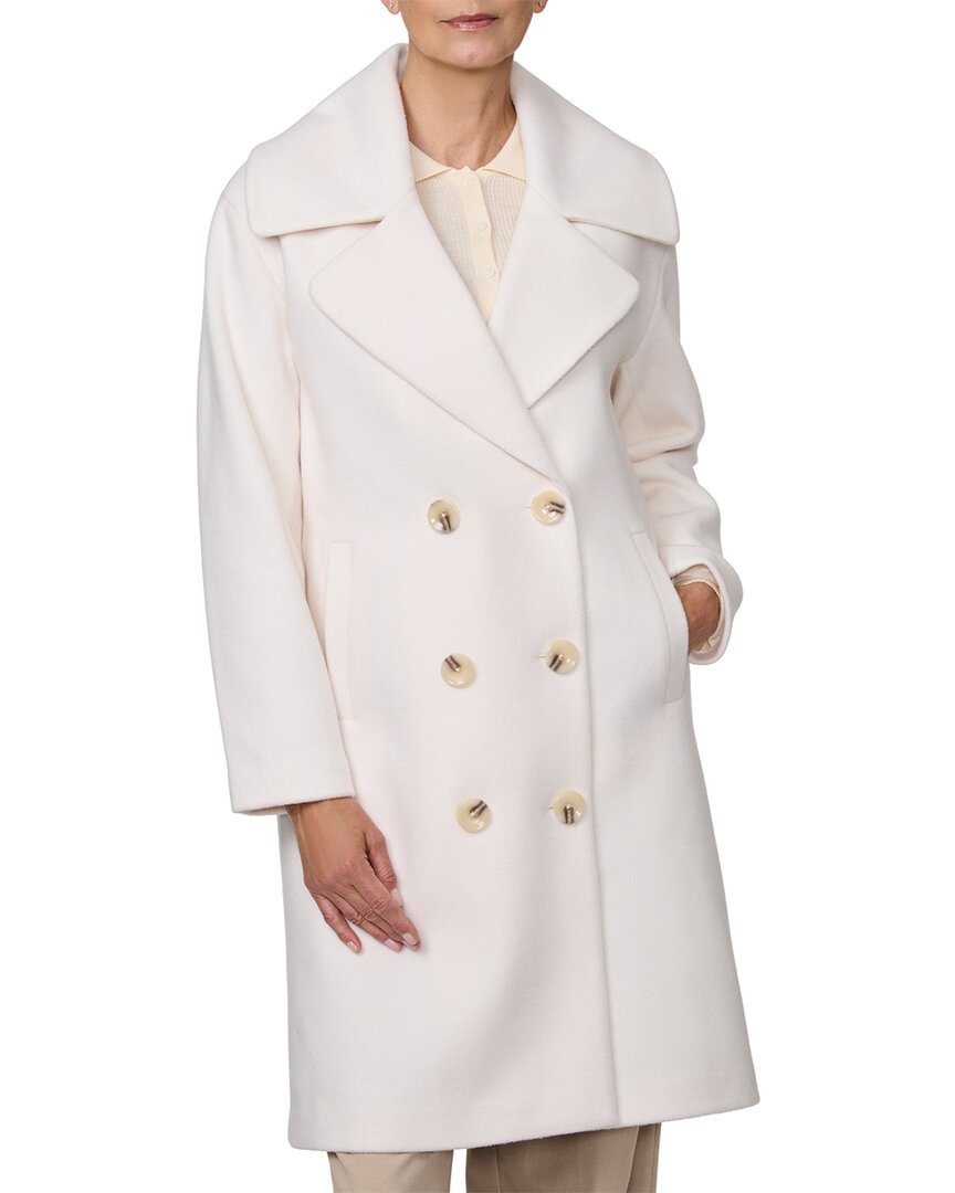 Bernardo Long Wool-Blend Coat
