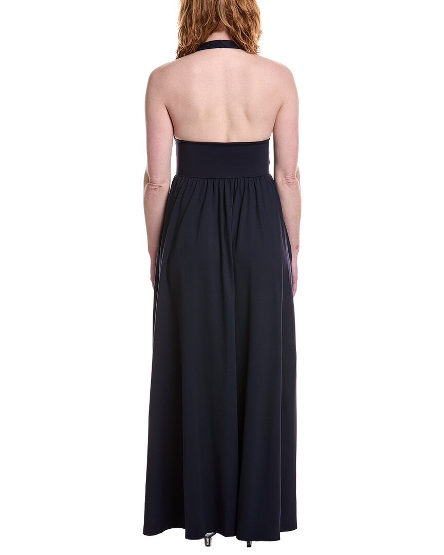 Susana Monaco Halter Gathered Maxi Dress