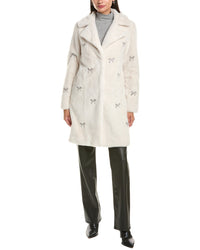 CeCe Cece Bow Detail Coat