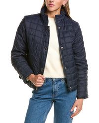 CeCe Cece Stand Collar Short Quilted Jacket