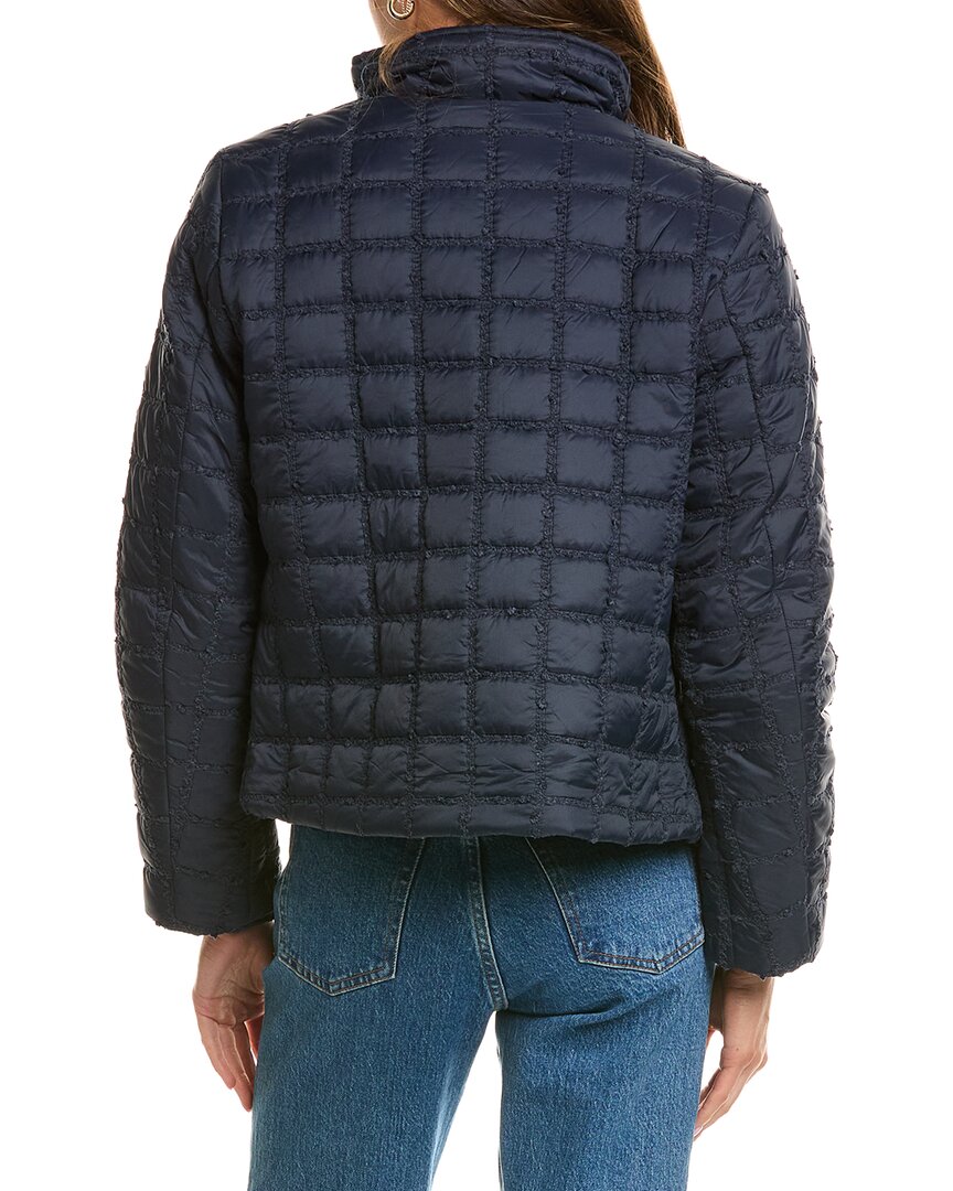 CeCe Cece Stand Collar Short Quilted Jacket