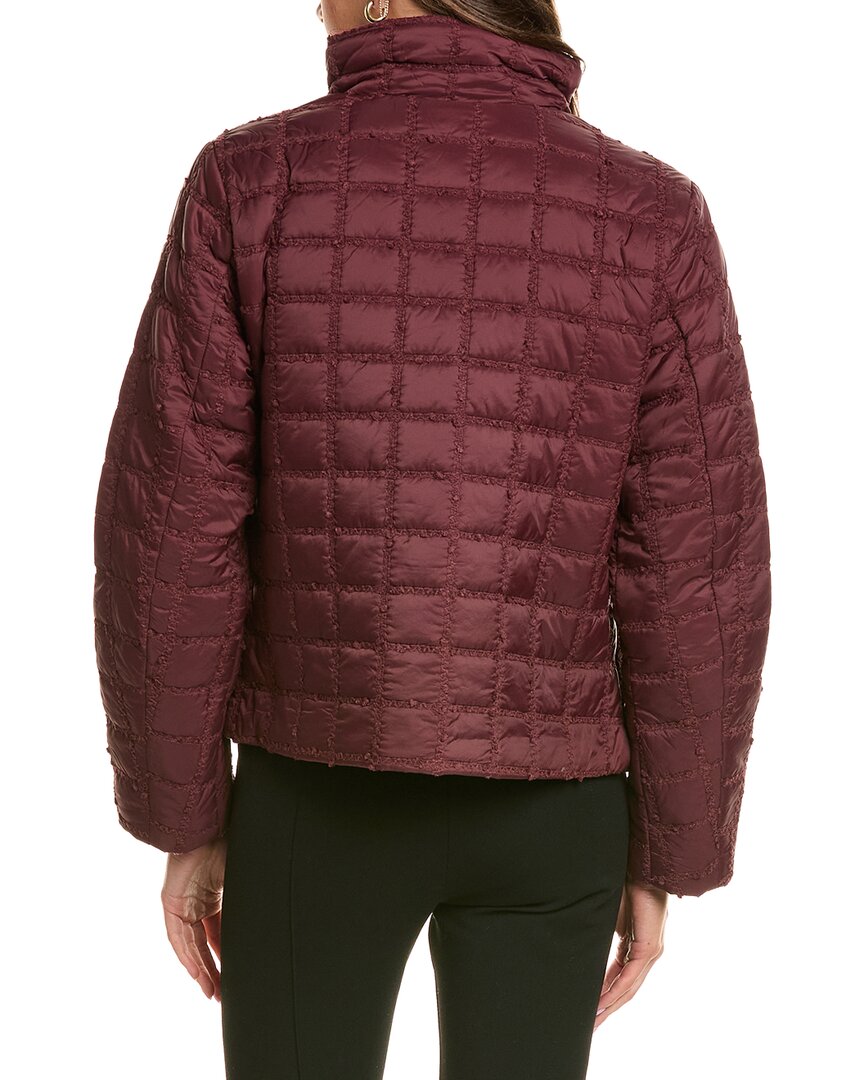 CeCe Cece Stand Collar Short Quilted Jacket