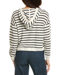 THE CASHMERE PROJECT The Cashmere Project Striped Cashmere Hoodie