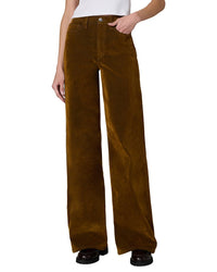 JOE'S Joe’S Jeans The Mia Bronze Brown Wide Leg Flocked Jean