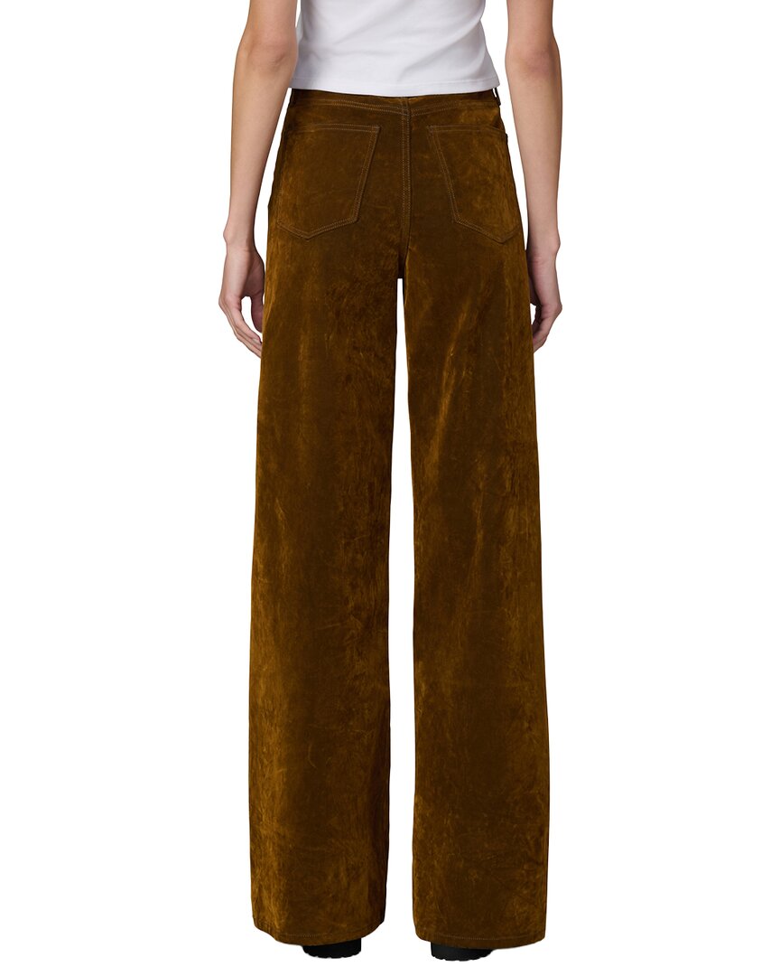 JOE'S Joe’S Jeans The Mia Bronze Brown Wide Leg Flocked Jean