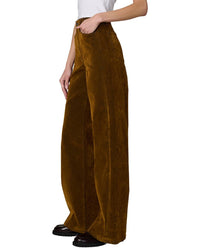 JOE'S Joe’S Jeans The Mia Bronze Brown Wide Leg Flocked Jean