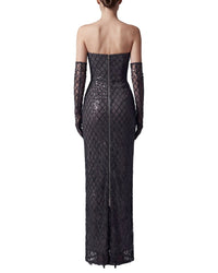 MONIQUE LAGARDE Monique Lagarde 2Pc Maxi Dress & Gloves Set