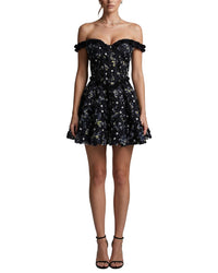 MONIQUE LAGARDE Monique Lagarde Embellished Mini Dress