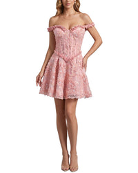 MONIQUE LAGARDE Monique Lagarde Embellished Mini Dress