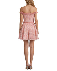 MONIQUE LAGARDE Monique Lagarde Embellished Mini Dress