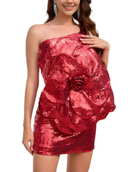 MONIQUE LAGARDE Monique Lagarde Embellished Mini Dress