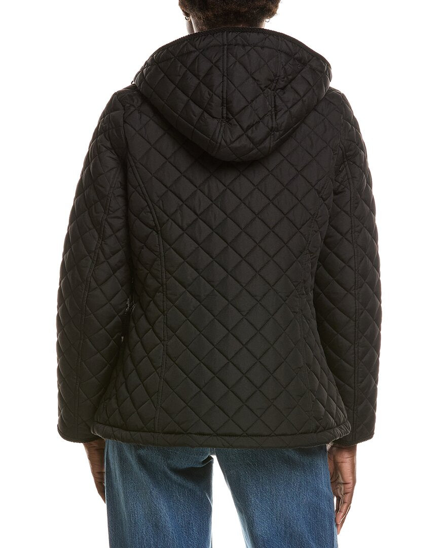 Laundry By Shelli Segal Snowchic Diamond Quilt Jacket