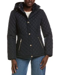 Laundry By Shelli Segal Snowchic Diamond Quilt Jacket