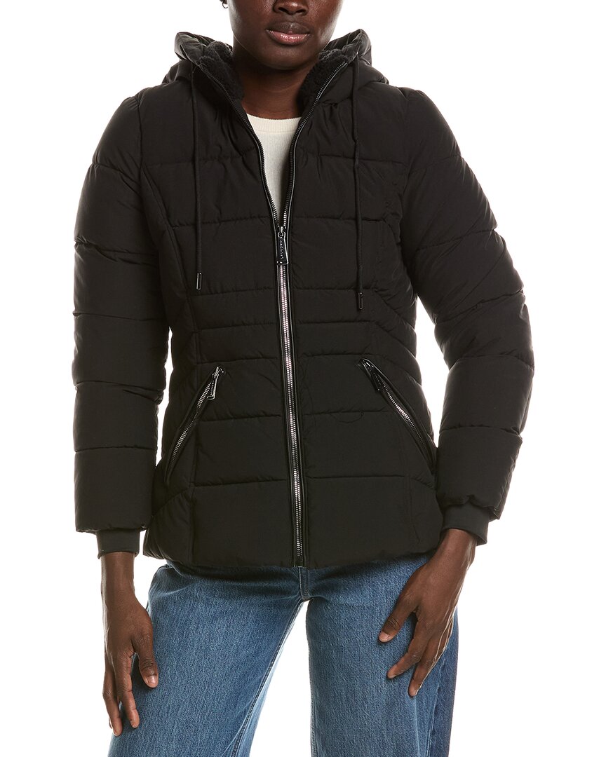 Laundry By Shelli Segal Stretch Fabric Coat