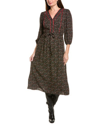 Garrie B Short Sleeve Midi Dress