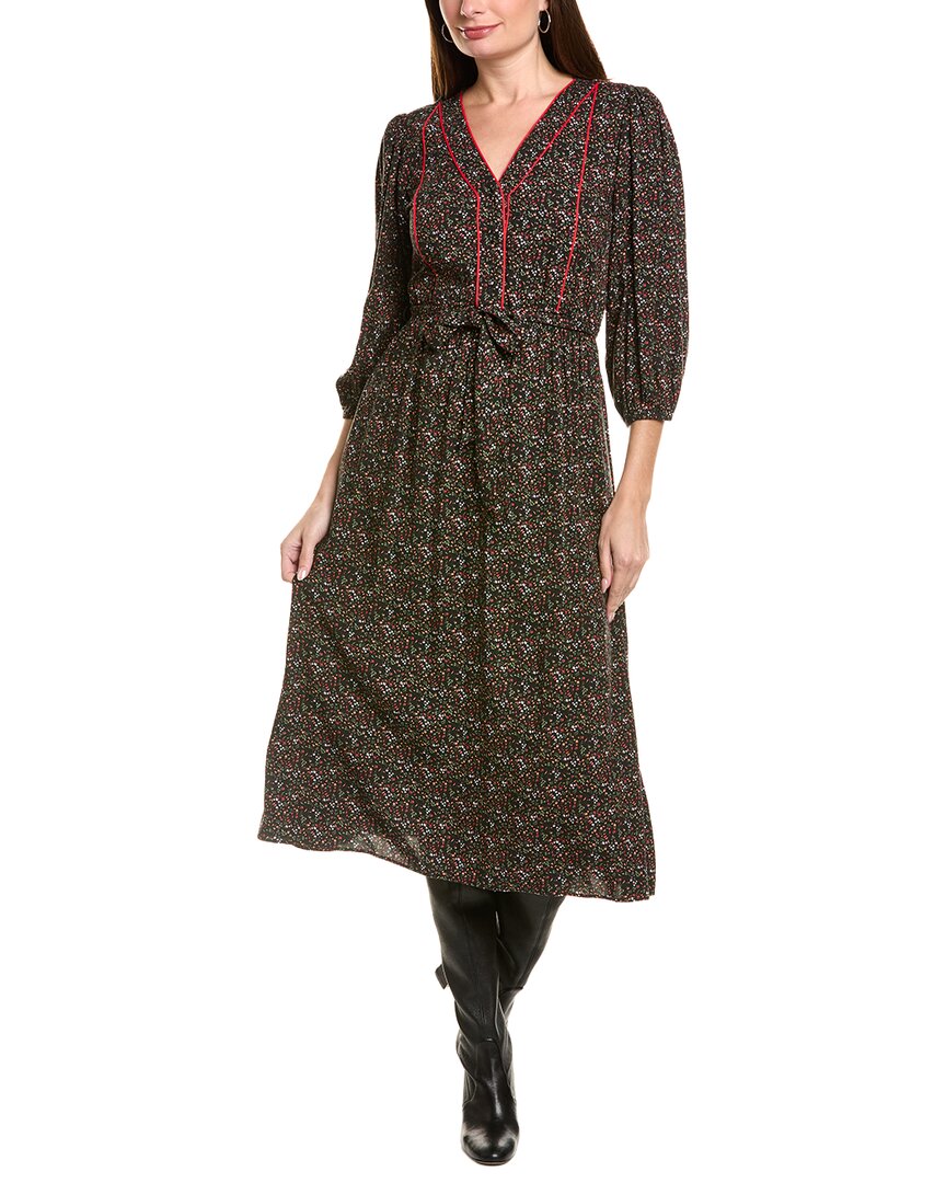 Garrie B Short Sleeve Midi Dress